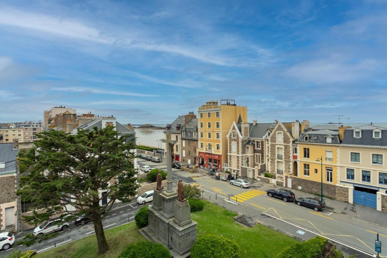 Le Petit Sillon - Joli T2 Renove Vue Mer Parking Saint-Malo Buitenkant foto